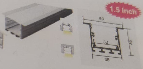ALUMINIUM ANODISED BIG SIZE LED PROFILES