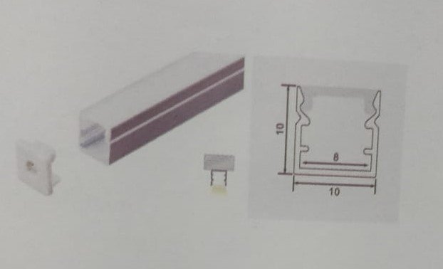 ALUMINIUM ANODISED LED PROFILE LIGHTS