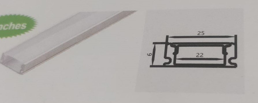 ALUMINIUM ANODISED LED PROFILE