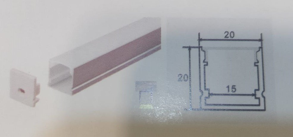 ALUMINIUM ANODISED LED PROFILE