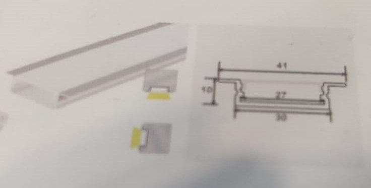 ALUMINIUM ANODISED LED PROFILE